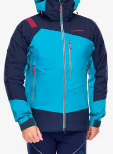 Kurtka z membraną La Sportiva Alpine Guide GTX Jkt - tropic blue/deep sea - Kurtki i kamizelki sportowe damskie - miniaturka - grafika 1
