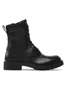 Botki damskie - Simple Botki SL-50-02-000099 Czarny - miniaturka - grafika 1