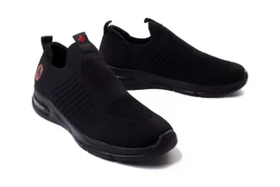 RIEKER SNEAKER B7365-00 black, półbuty/mokasyny męskie - Rieker - Półbuty męskie - miniaturka - grafika 1