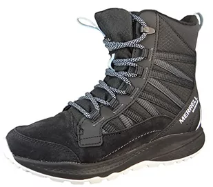 Merrell Damskie buty trekkingowe Bravada Edge 2 Thermo Mid Wp, Black Arona, 42.5 EU - Buty trekkingowe damskie - miniaturka - grafika 1