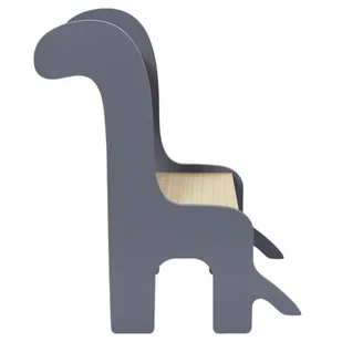 Krzesło dziecięce Dino szary/naturalny - Krzesełka i taborety dla dzieci - miniaturka - grafika 6
