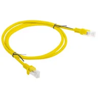 Kable komputerowe i do monitorów - LANBERG Kabel krosowy UTP 5e LANBERG PCU5-10CC-0100-Y, 1 m - miniaturka - grafika 1