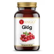 Suplementy naturalne - YANGO Yango Głóg 460 mg 90 k ochrona serca - miniaturka - grafika 1