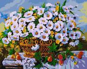 Malowanie po numerach - Zestaw do malowania po numerach. Letnie kwiaty ©Ołeksandr Zakusiłow 40x50 cm, KHO3118 - miniaturka - grafika 1