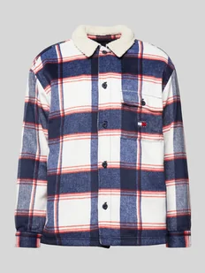 Kurtka koszulowa o kroju regular fit z listwą guzikową model ‘CHECK SHERPA’ - Kurtki męskie - miniaturka - grafika 1