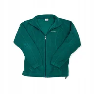 Bluzy damskie - Rozpinana zielona bluza damska COLUMBIA S - miniaturka - grafika 1
