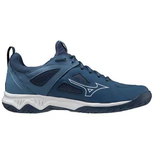 Buty do piłki ręcznej Mizuno Ghost Shadow M X1GA218021 granatowe niebieskie - Piłka ręczna - miniaturka - grafika 1
