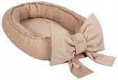 Otulacze - Kokon dla niemowlaka, gniazdko, otulacz dla noworodka, kokon z kokardą, ozd - miniaturka - grafika 1