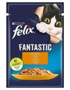 Mokra karma dla kotów - Purina Felix Fantastic Fantastic Kurczak w galaretce saszetka 85g - miniaturka - grafika 1
