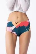 Majtki damskie - Figi damskie z wysokim stanem grafika arbuza Tutti Frutti Simple Maxi Julimex - miniaturka - grafika 1
