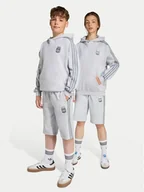Spodenki damskie - adidas Szorty sportowe Minecraft JW7733 Szary Loose Fit - miniaturka - grafika 1