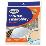 Ściereczki, gąbki, czyściki - Grosik Ścierka z mikrofibry do naczyń 1 szt - miniaturka - grafika 1