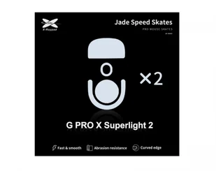 X-raypad Jade Skates Logitech G Pro X Superlight 2 Baltas 2 vnt. Balti Pakaitiniai Pelė Feet - Gadżety dla graczy - miniaturka - grafika 1