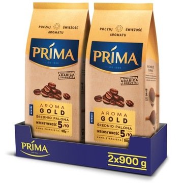 Kawa ziarnista Prima Aroma Gold 2x 900g