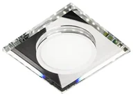 Oprawy, klosze i abażury - Candellux Lighting oczko led kwadratowe SSP-22 CH/TR+WH 2263885 do wpuszczenia szklane transparentne 2263885 - miniaturka - grafika 1