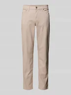 Spodnie męskie - Spodnie materiałowe z dodatkiem wiskozy i 5 kieszeniami model ‘Cadiz’ - miniaturka - grafika 1