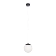 Lampy sufitowe - Kaja ALFRED OLSZEWSKI Pojedyncza lampa czarna wisząca z kloszem 14 cm K-4920 z serii SAVOY - miniaturka - grafika 1