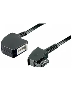 goobay TAE-F przedłużacz 4-pin 10m bl - Telefony stacjonarne - miniaturka - grafika 1