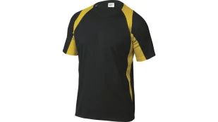 Delta Plus T-Shirt czarno-żółty z poliestru (100%) 160G szybkoschnący rozmiar XXL BALINJXX BALINJXX - Odzież robocza - miniaturka - grafika 1