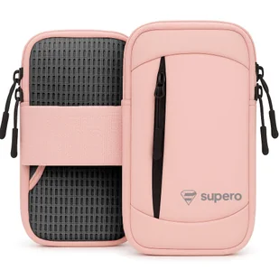 Etui do Biegania Supero, Opaska na Ramię, na Telefon, Armband, Saszetka - Etui i futerały do telefonów - miniaturka - grafika 1