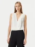 Bluzki damskie - Rinascimento Bluzka CFC0122616003 Écru Regular Fit - miniaturka - grafika 1