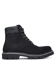 Guess Trzewiki FMFSIR LEA10 Czarny - Botki męskie - miniaturka - grafika 1