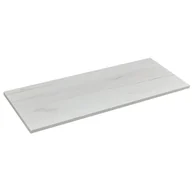 Deski i kantówki - Półka ścienna meblowa Dąb Craft Biały 1.8x30x120 cm Floorpol - miniaturka - grafika 1