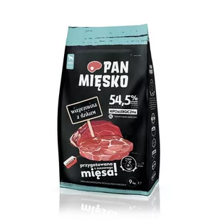 Pan Mięsko Wieprzowina z Dzikiem XL 9kg - Sucha karma dla psów - miniaturka - grafika 2