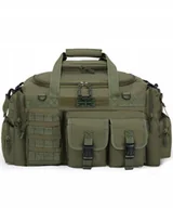 Torby podróżne - Torba Podróżna Na Ramie Transportowa Kombat Uk Saxon Holdall 50L Zielona - miniaturka - grafika 1