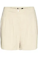Spodenki damskie - Spodenki damskie Vero Moda Jesmilo materiałowe przewiewne lniane-XS - miniaturka - grafika 1