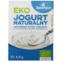 Sun&Food Jogurt naturalny - bakterie do wytwarzania - Sun&Food - 4,9g 02666 - Zdrowa żywność - miniaturka - grafika 1