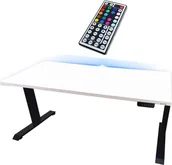 Biurka gamingowe - BIURKO ELEKTRYCZNE STABILNE 120x60 REGULOWANE LOFT METALOWE - miniaturka - grafika 1