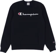 Bluzy męskie - Champion Bluza męska Champion Crewneck granatowa 220254 BS501 L - miniaturka - grafika 1