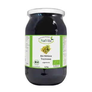 NATVITA BIO MELASA TRZCINOWA, 1200g Wysyłka kurierem tylko 10,99 zł - Glukometry i akcesoria dla diabetyków - miniaturka - grafika 1