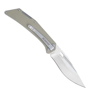 Schrade - Nóż składany Slingshot Lockback Folder - AUS-10 - Tan - 1159301 - Noże - miniaturka - grafika 3