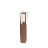 Lampy ogrodowe - QAZQA Przemysłowa stojąca lampa zewnętrzna rdzawy brąz 80 cm IP44 - Charlois - miniaturka - grafika 1