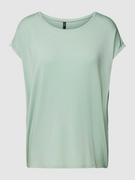 Koszulki i topy damskie - T-shirt z krótkimi rękawami model ‘AVA PLAIN’ - miniaturka - grafika 1