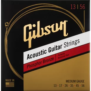 Struny do gitary akustycznej Gibson SAG-PB13 13-56 - Struny gitarowe  - miniaturka - grafika 1