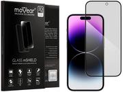 Szkła hartowane na telefon - moVear 3D Pro Privacy - Prywatyzujące Szkło Hartowane Do Apple Iphone 14 Pro Max (6.7") Na Cały Ekran | Antyspy, Fullglue, 9H - miniaturka - grafika 1