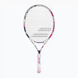 Rakieta tenisowa dziecięca Babolat B Fly 23 white/pink/blue - Tenis ziemny - miniaturka - grafika 1