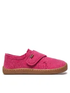 Buty dla dziewczynek - Froddo Kapcie Barefoot Wooly Slippers G1700341-9 S Różowy - miniaturka - grafika 1