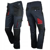 Odzież robocza - Spodnie ROBOCZE męskie BHP MOCNE ochronne RIP-STOP wstawki ODBLASKOWE - miniaturka - grafika 1