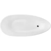 Wanny - Besco Goya XS wanna wolnostojąca 142x62 cm biały/chrom #WMMB-140G - miniaturka - grafika 1