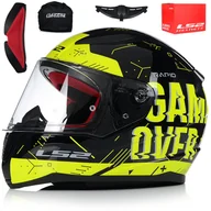Kaski motocyklowe - KASK MOTOCYKLOWY LS2 FF353 RAPID PLAYER SKY H-V r.L - miniaturka - grafika 1