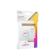 Akcesoria do gier planszowych - Gamegenic: Matte 7 Wonders Sleeves 67x103mm - miniaturka - grafika 1