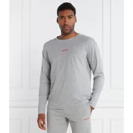 Koszulki męskie - Hugo Bodywear Longsleeve Linked LS-Shirt - miniaturka - grafika 1