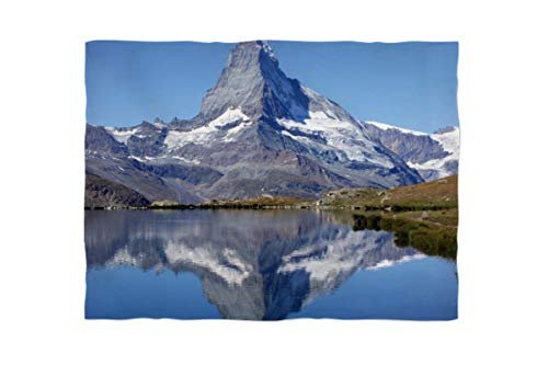 fotobar!style Koc polarowy ok. 180 x 135 cm lustro w kształcie luster, podwójny róg