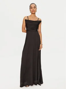 Rinascimento Sukienka wieczorowa CFC0121818003 Czarny Slim Fit - Sukienki - miniaturka - grafika 1