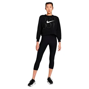Nike Bluza damska Df Gx Get Fit Fc Cw 12 M czarny/biały m - Bluzy damskie - miniaturka - grafika 1