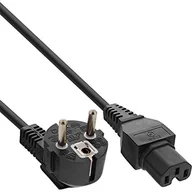 Kable miedziane - InLine Kabel zasilający Kabel zasilający Typ F German kątowy - C15 prosty (16810) - miniaturka - grafika 1
